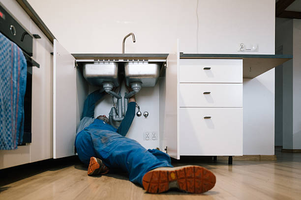 Professional Leak Detection technician working in Milton, NC